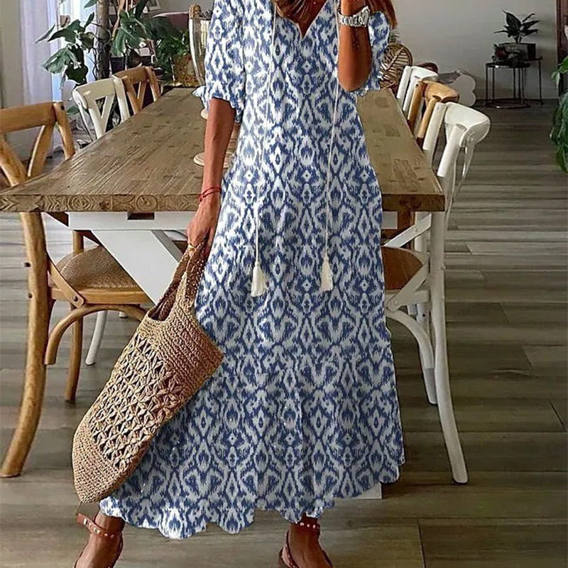 Michaela - Boho Tummy Coverage Dress