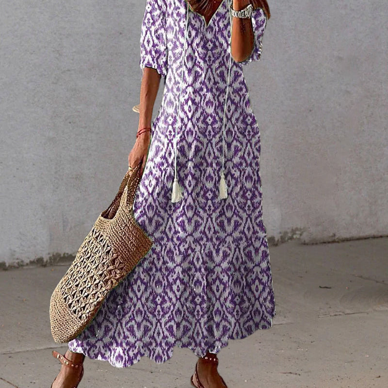 Michaela - Boho Tummy Coverage Dress