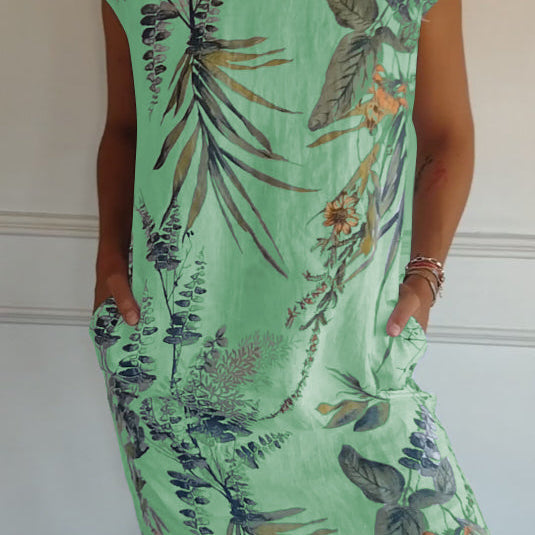 Ysella - Casual Printed Dress