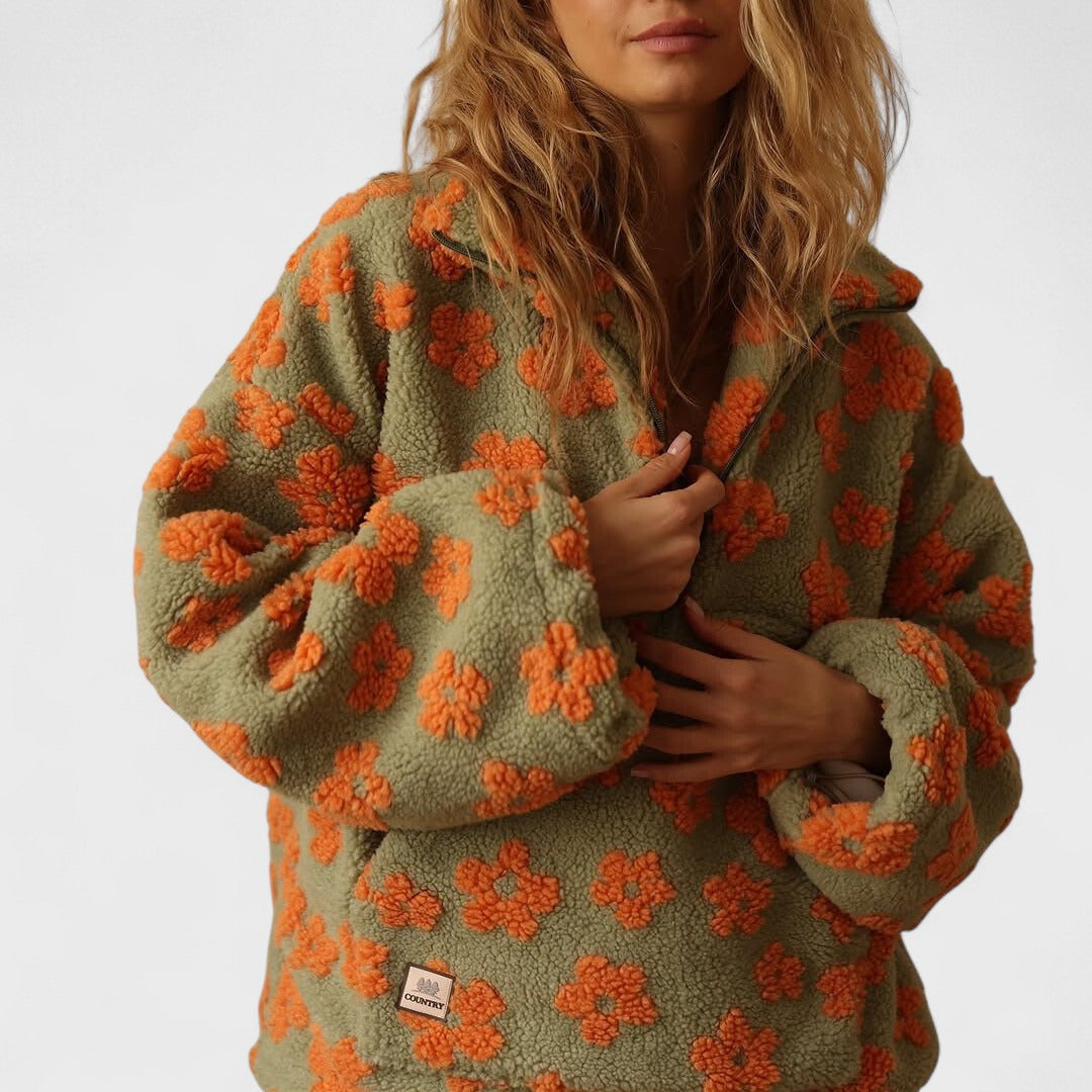 Rosie | Polar fleece Flowering