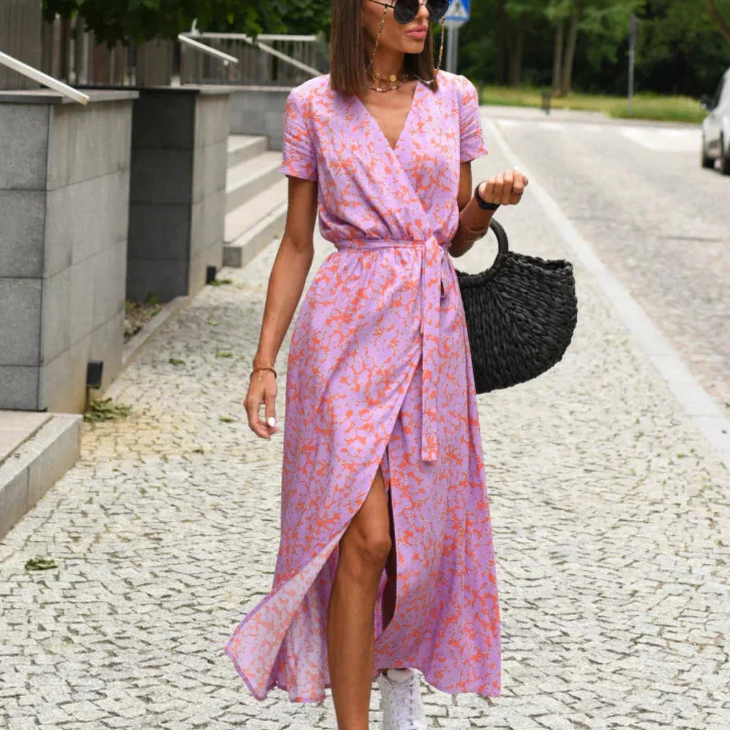 Leanne - Elegant Tummy Covering Dress