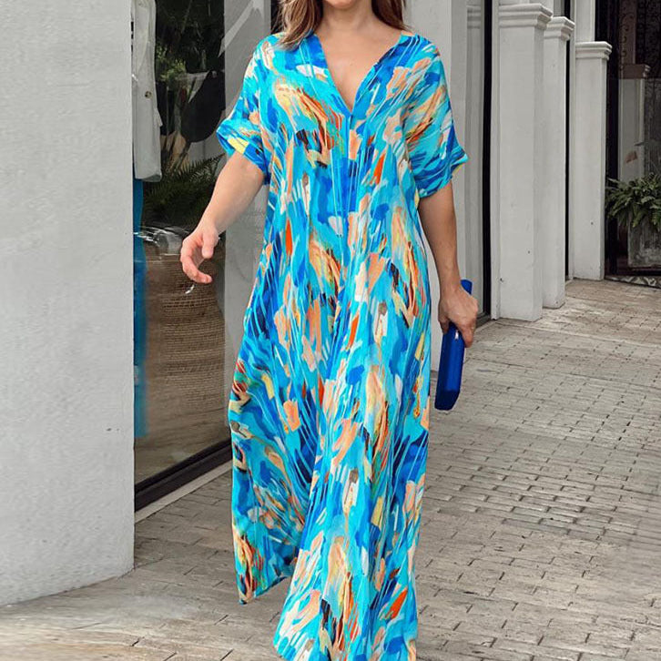 Marnie - Vibrant Abstract Dress