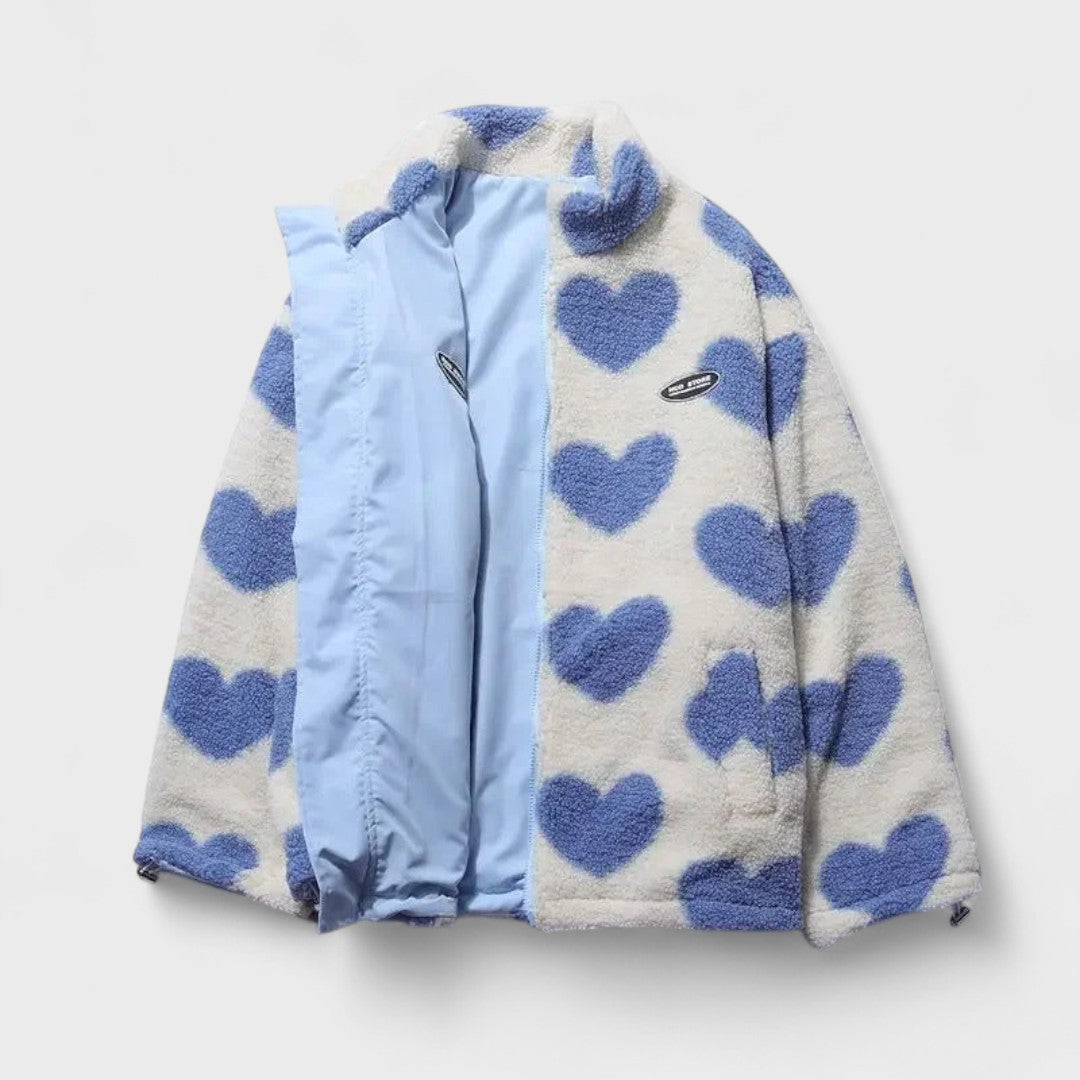 Rosie | Reversible heart jacket