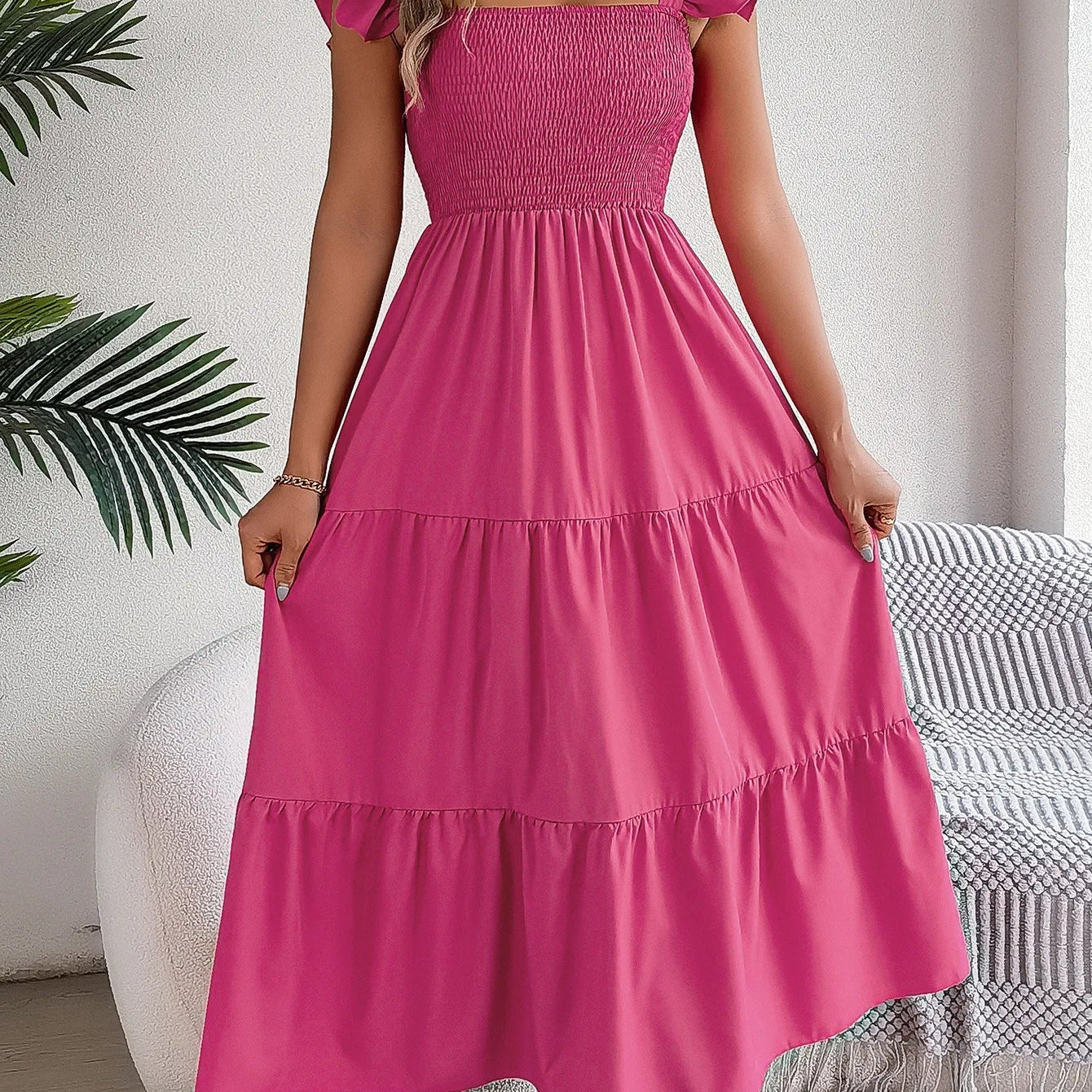 Yessa - Elegant Tiered Dress