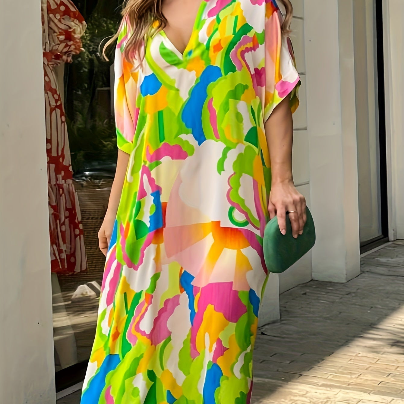 Marnie - Vibrant Abstract Dress