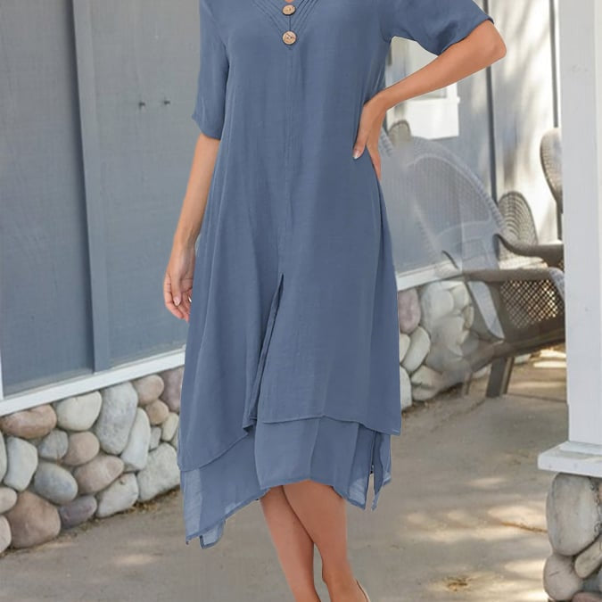 Clementine - Button Breeze Dress