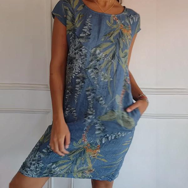 Ysella - Casual Printed Dress