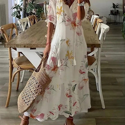 Michaela - Boho Tummy Coverage Dress