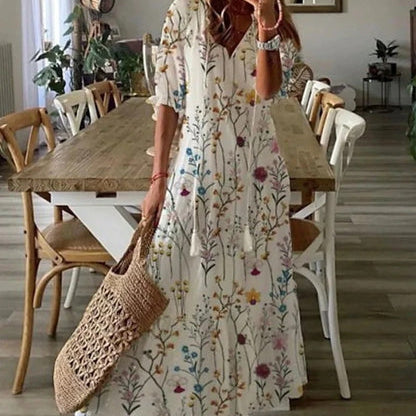 Michaela - Boho Tummy Coverage Dress